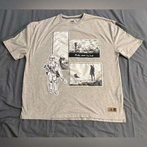 Star Wars The Mandalorian Concept Series Men’s XL T-shirt Mando Extends His Hand